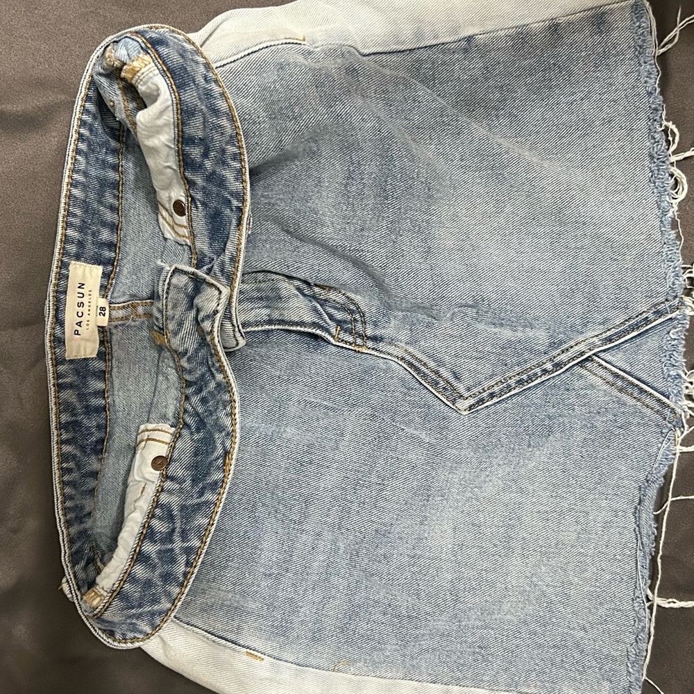 PacSun Faded Blue Denim Shorts